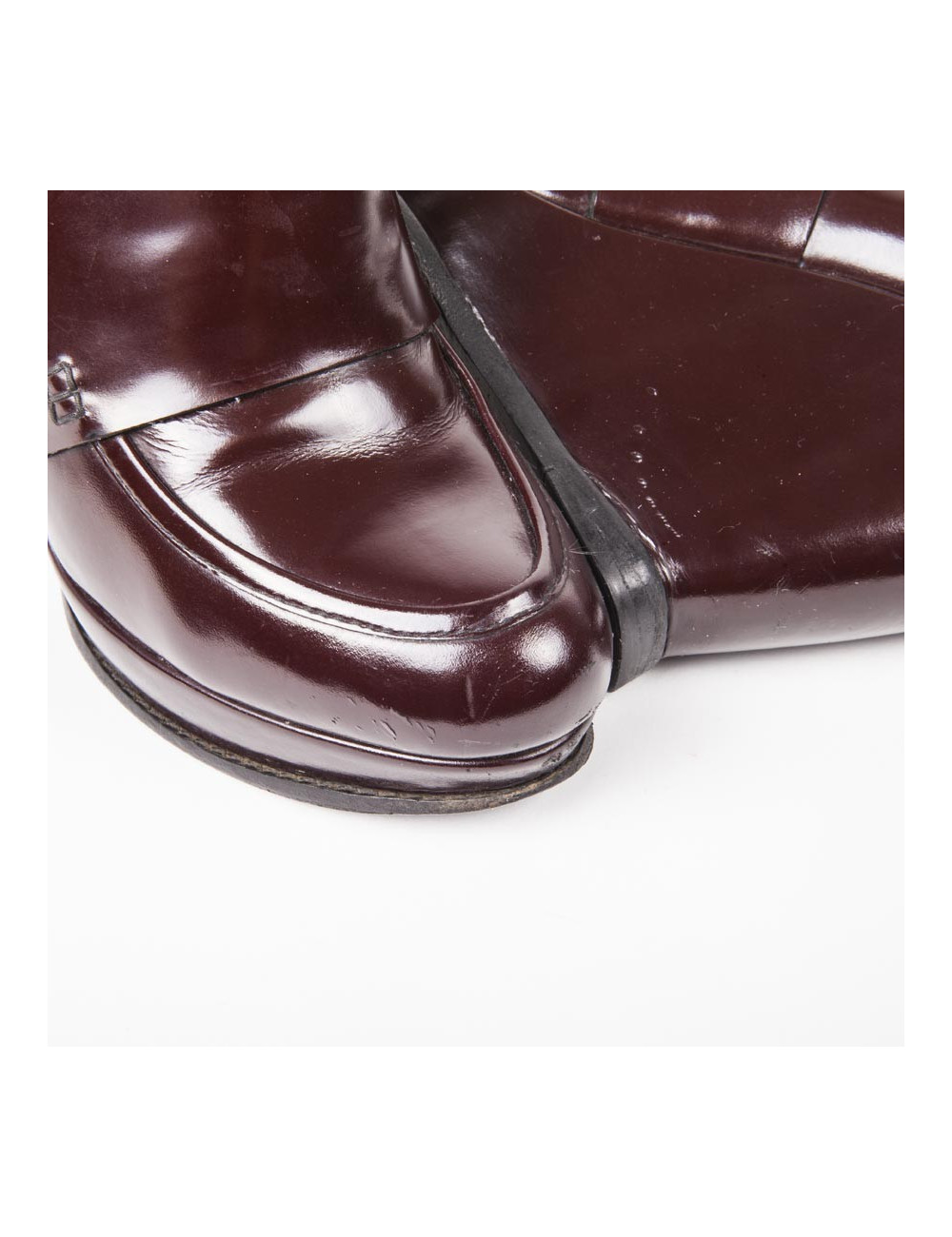 Escarpins BALENCIAGA T 40 FR cuir bordeaux