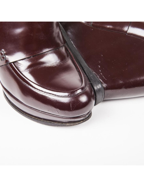 Bordeaux varnish BALENCIAGA T 40 EN leather pumps