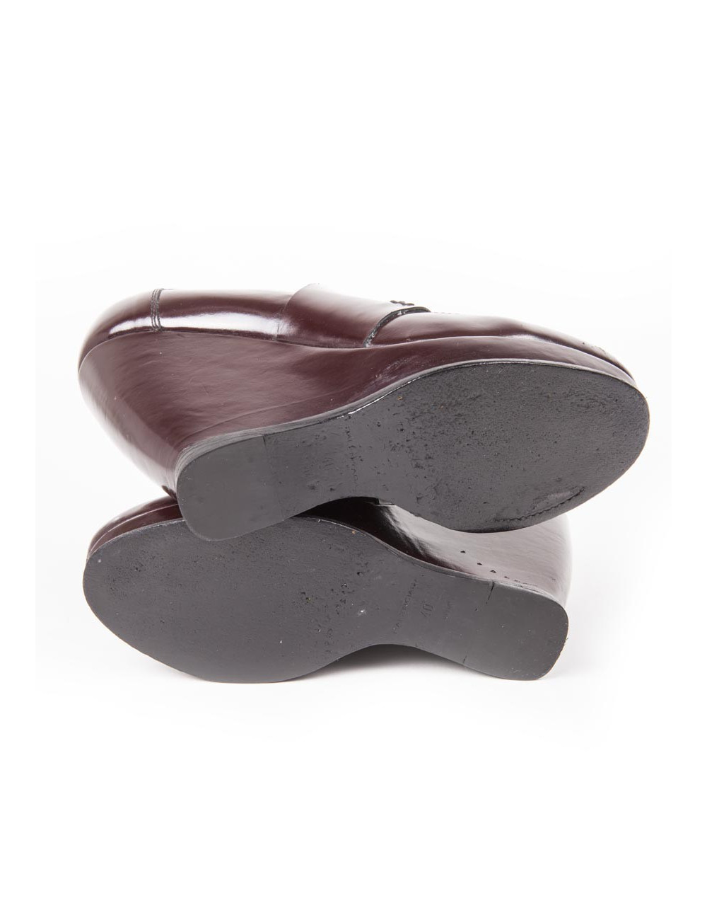 Escarpins BALENCIAGA T 40 FR cuir bordeaux