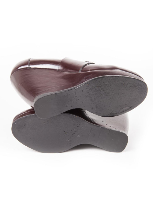 Bordeaux varnish BALENCIAGA T 40 EN leather pumps