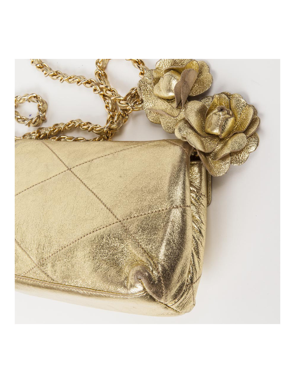 Petit sac doré CHANEL 