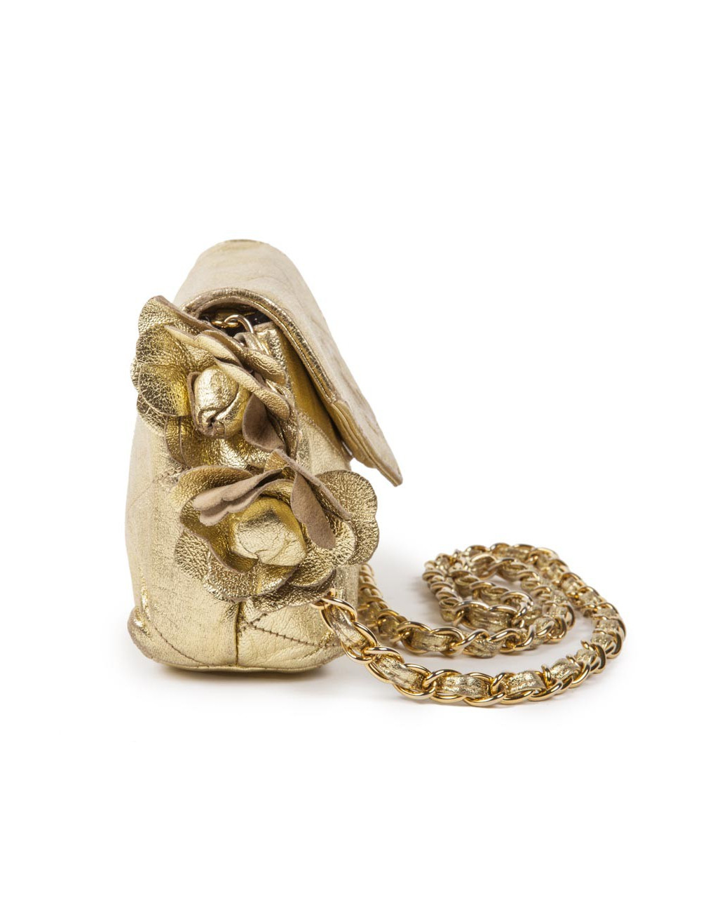 Petit sac doré CHANEL 