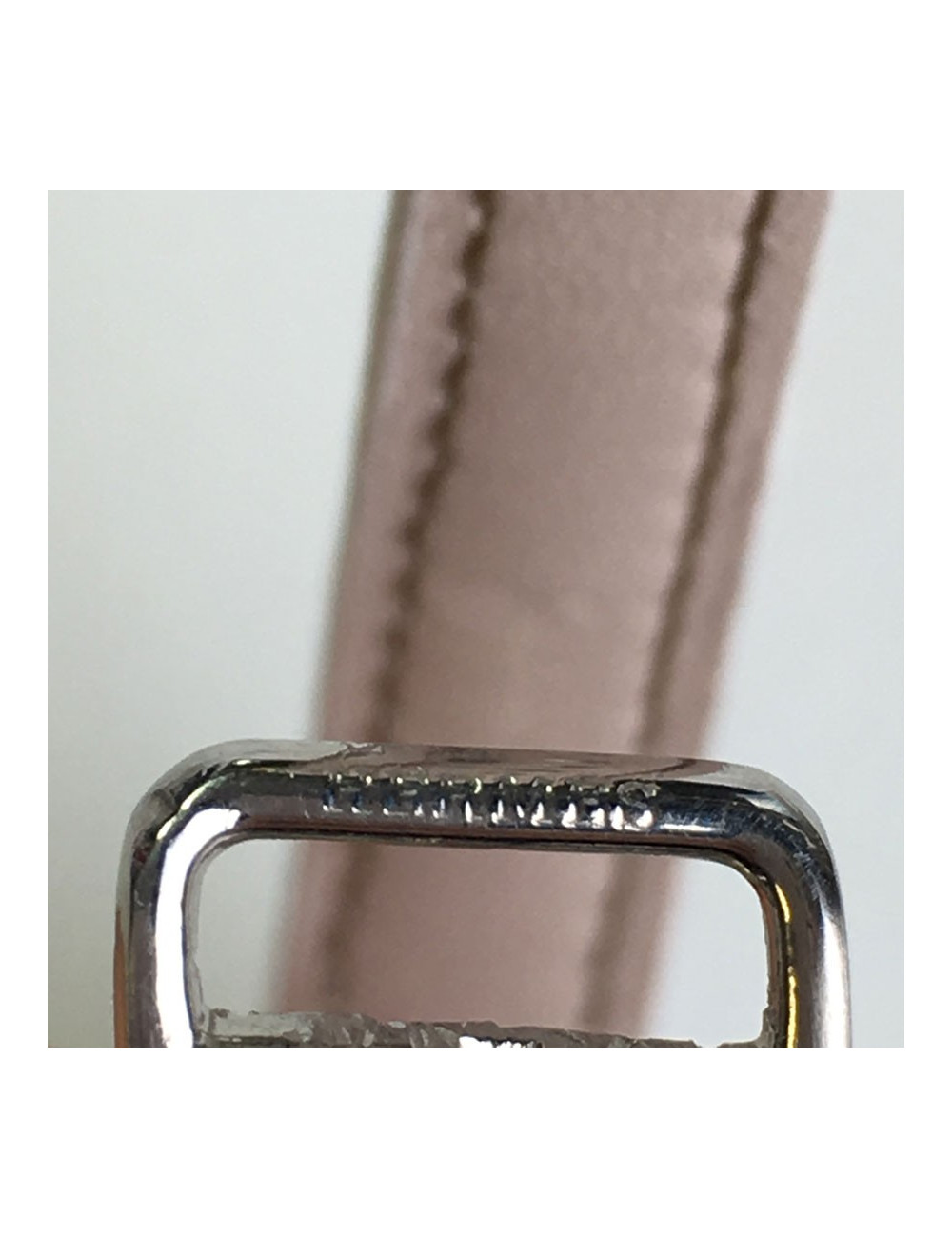 Montre HERMES Clipper acier et brillants