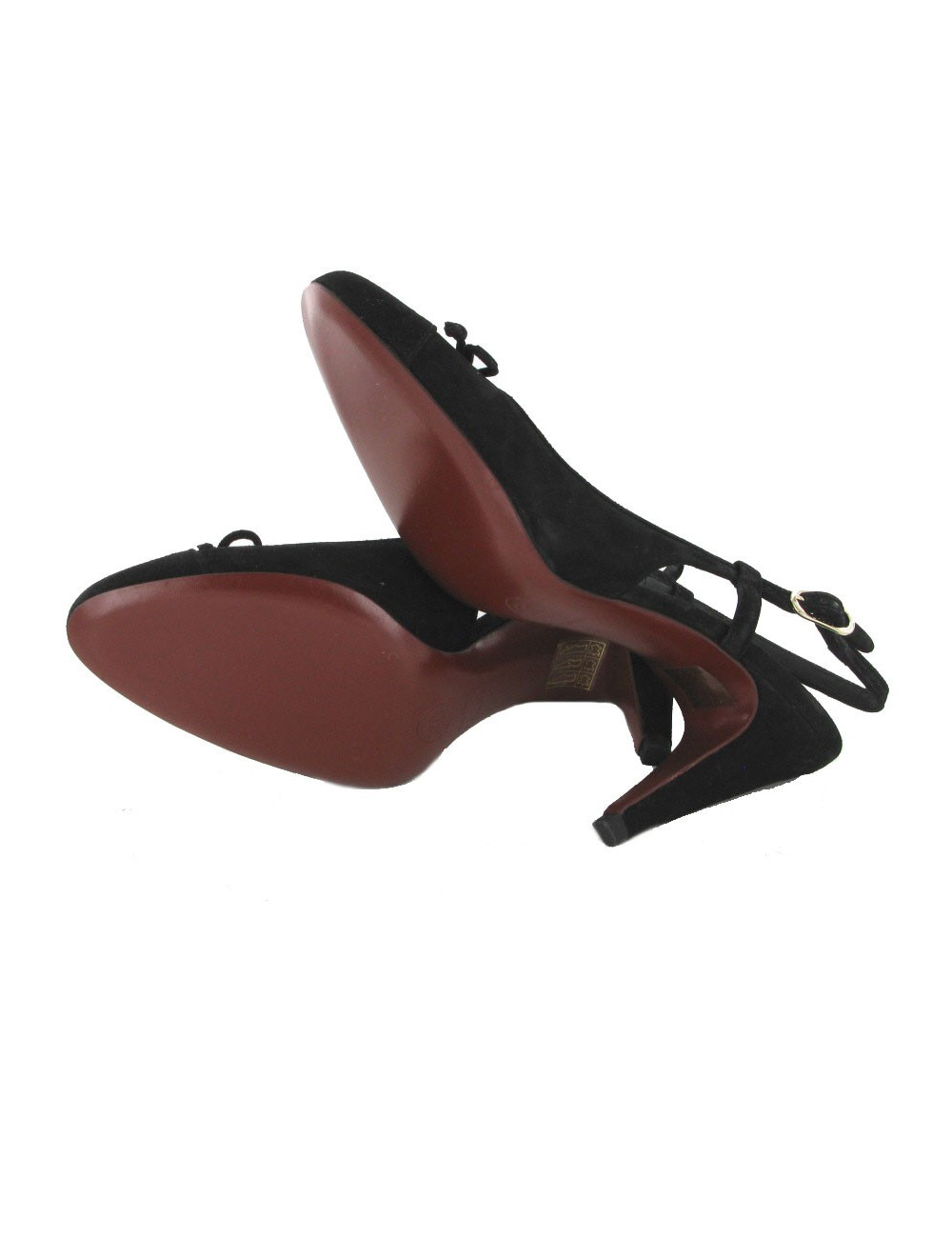 T37 CHANEL Black Suede pumps