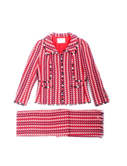 Veste CHANEL T 38 avec son écharpe