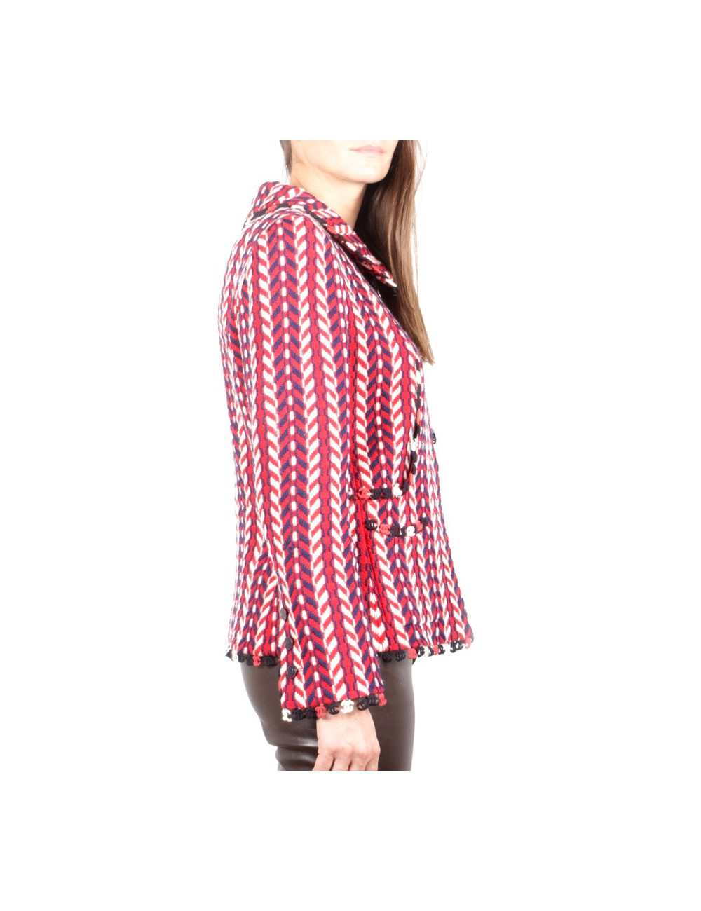 Veste CHANEL T 38 avec son écharpe