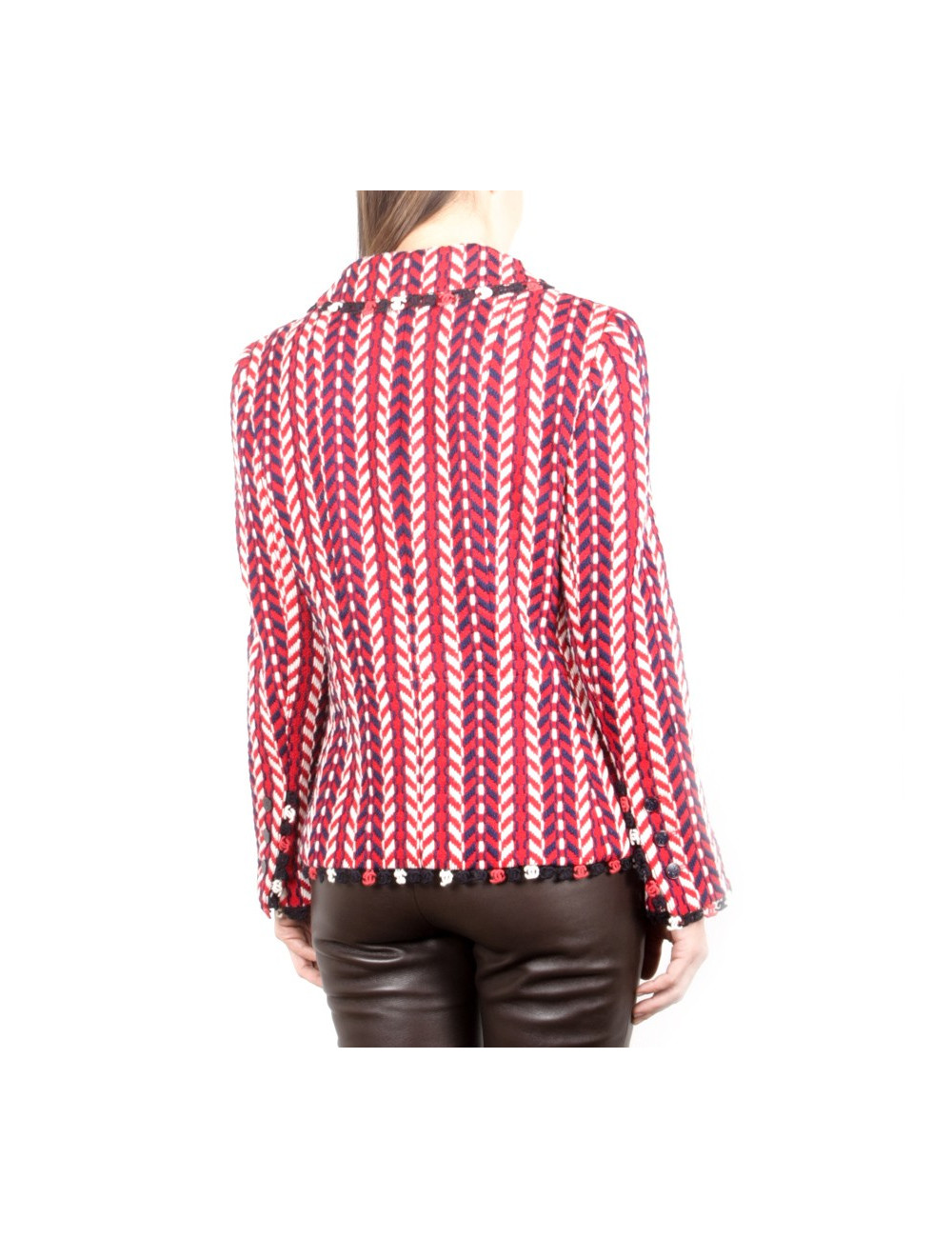 Veste CHANEL T 38 avec son écharpe