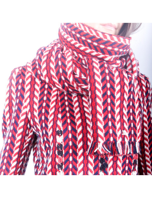 Veste CHANEL T 38 avec son écharpe