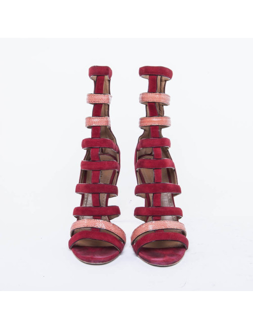 Sandals, ALAÏA T 37 EN red Sweden