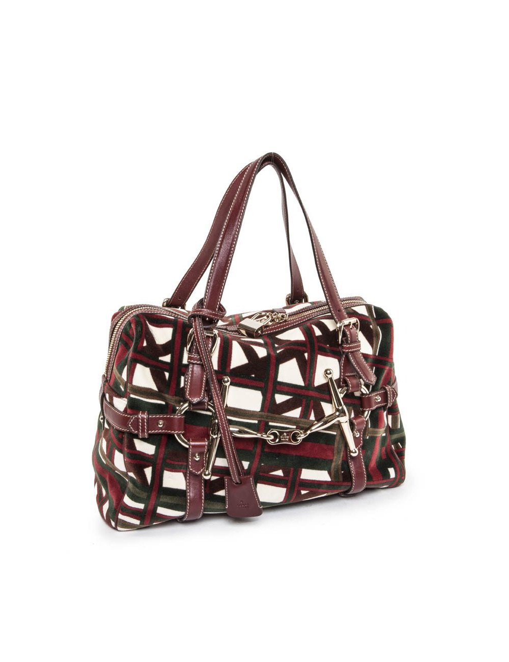 Sac cabas GUCCI velours multicolore