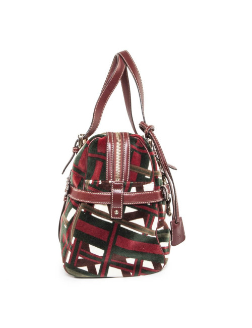 Sac cabas GUCCI velours multicolore