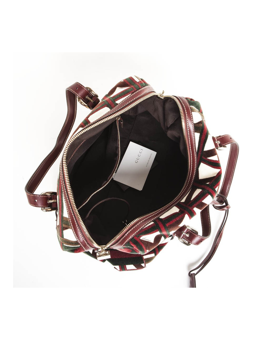 Sac cabas GUCCI velours multicolore