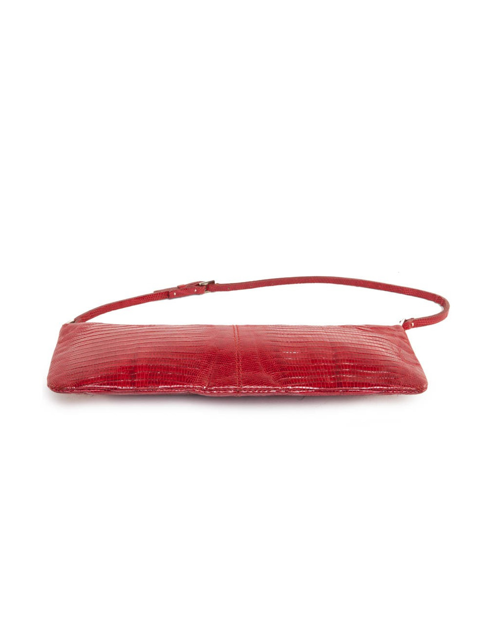 Pochette VALENTINO GARAVANI lézard rouge