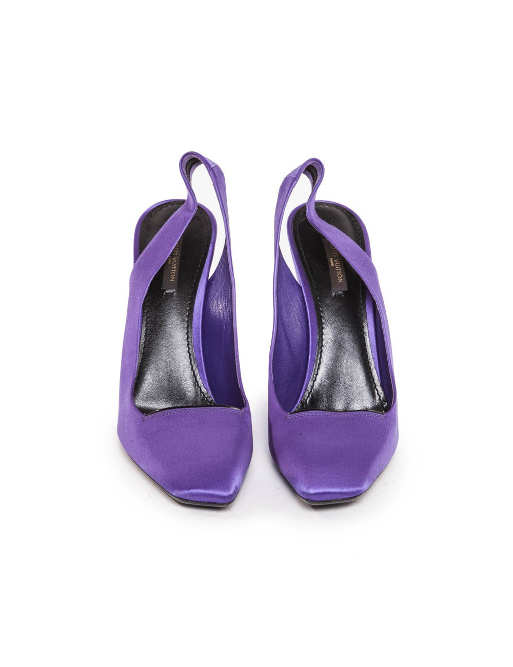 Escarpins LOUIS VUITTON T 40 satin duchesse violet