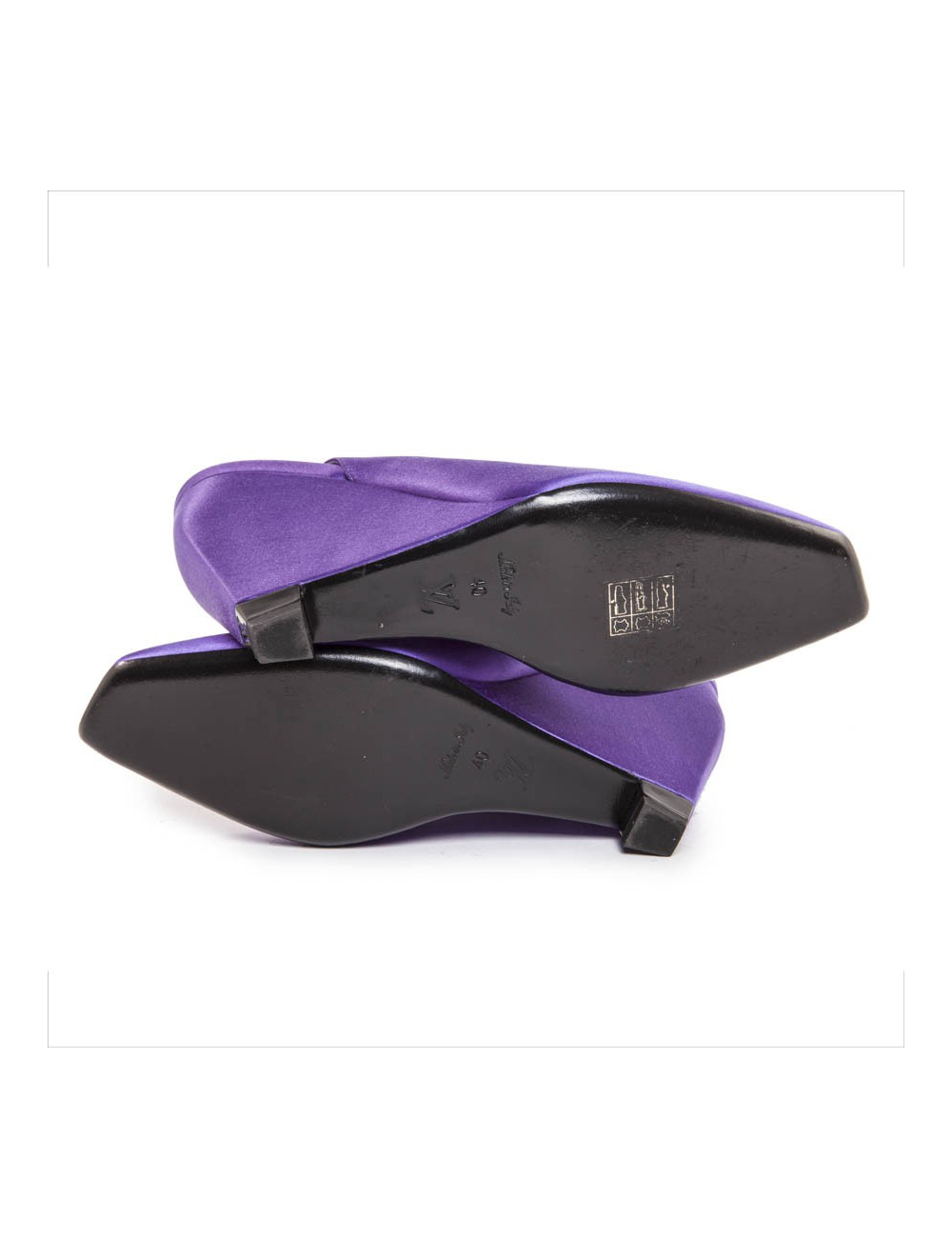 Escarpins LOUIS VUITTON T 40 satin duchesse violet