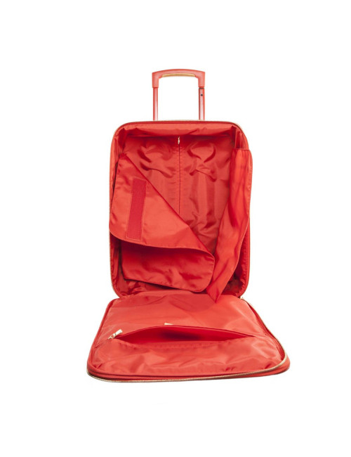 LOUIS VUITTON suitcase in orange patent leather 