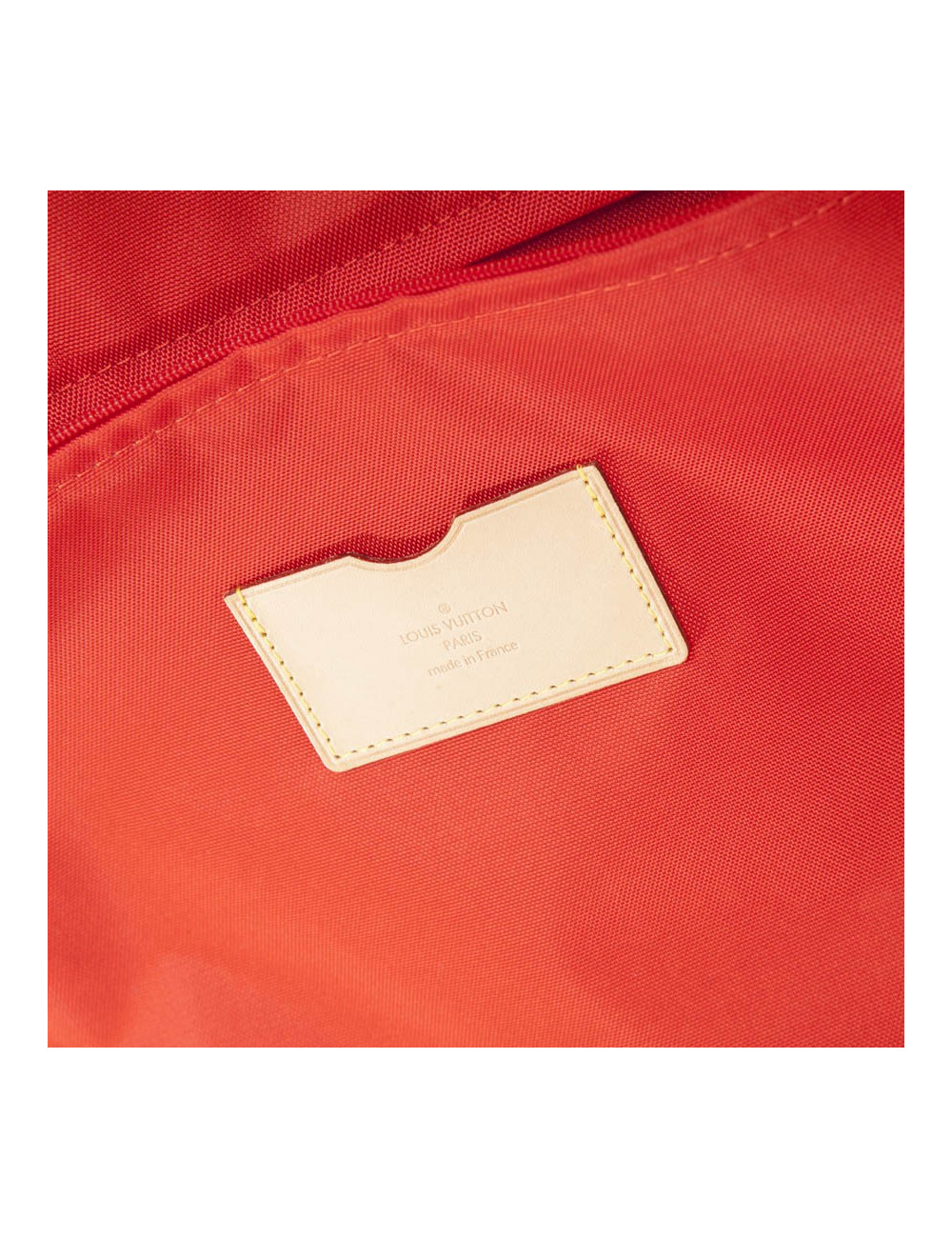 LOUIS VUITTON suitcase in orange patent leather 