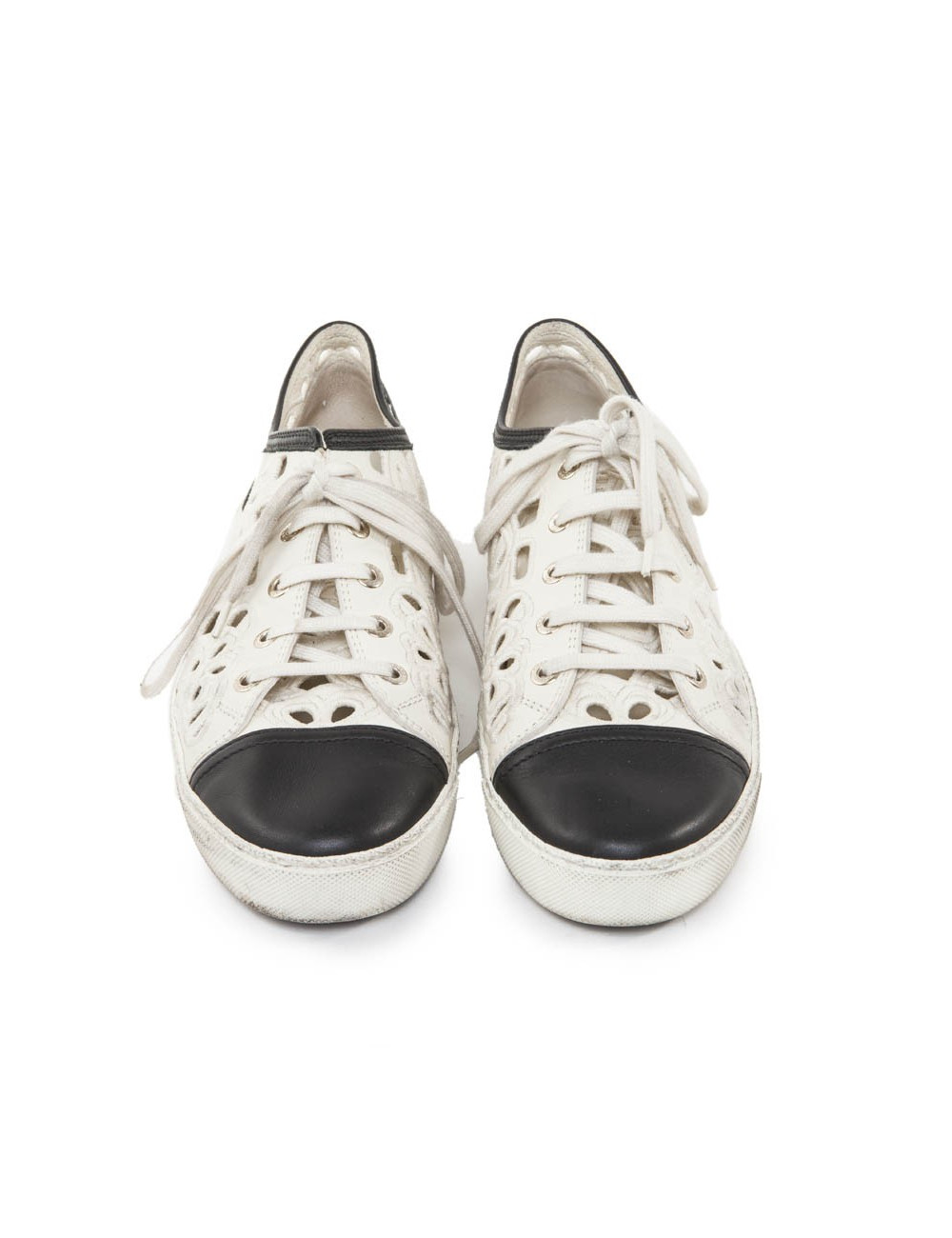 Sneakers CHANEL T 39.5 bicolores 