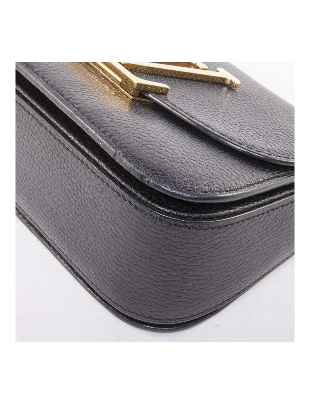 Sac "Vivienne" LOUIS VUITTON en cuir grainé noir