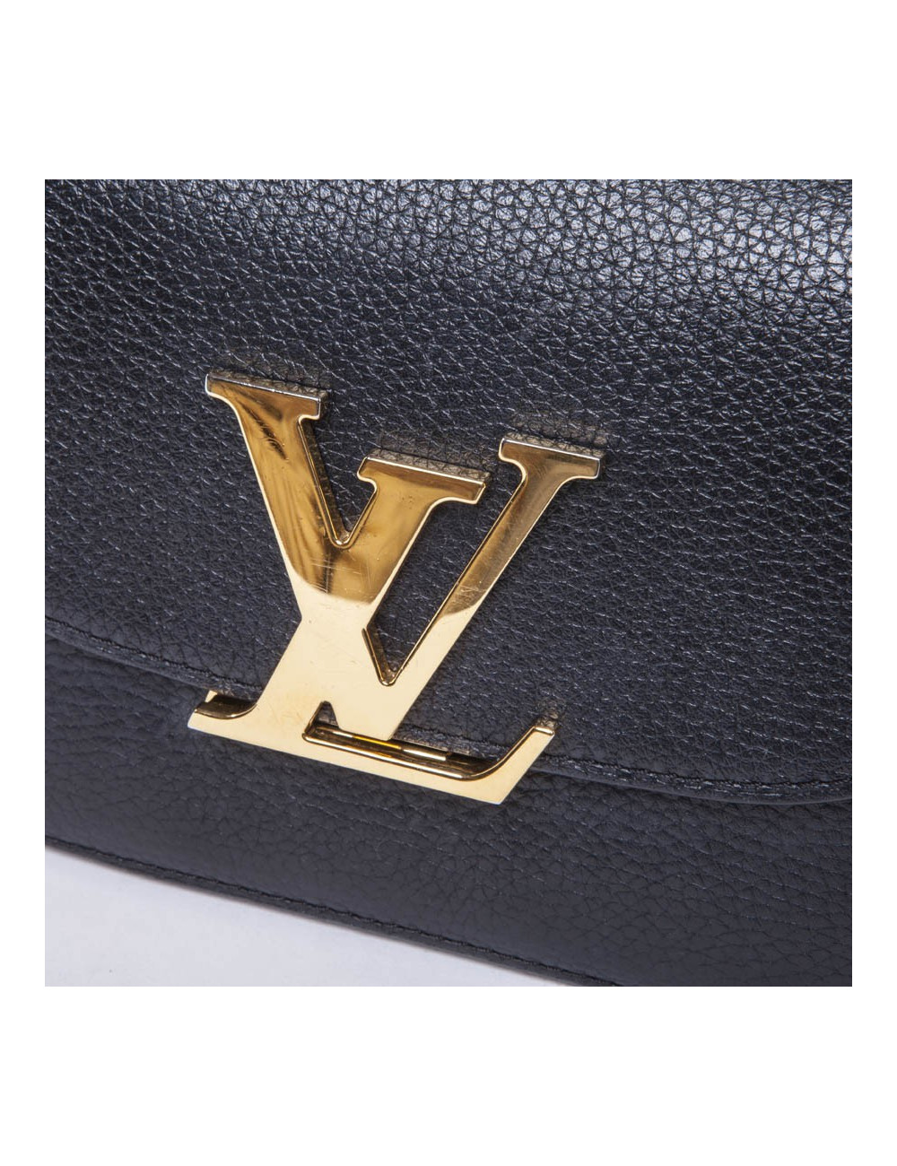 Sac "Vivienne" LOUIS VUITTON en cuir grainé noir