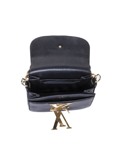 Sac "Vivienne" LOUIS VUITTON en cuir grainé noir