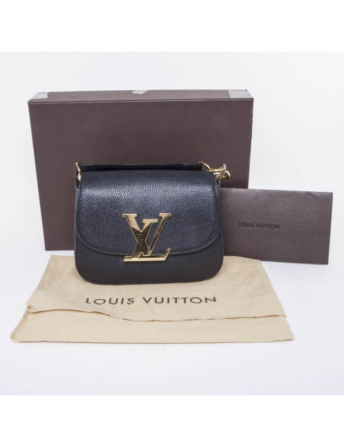 Sac "Vivienne" LOUIS VUITTON en cuir grainé noir