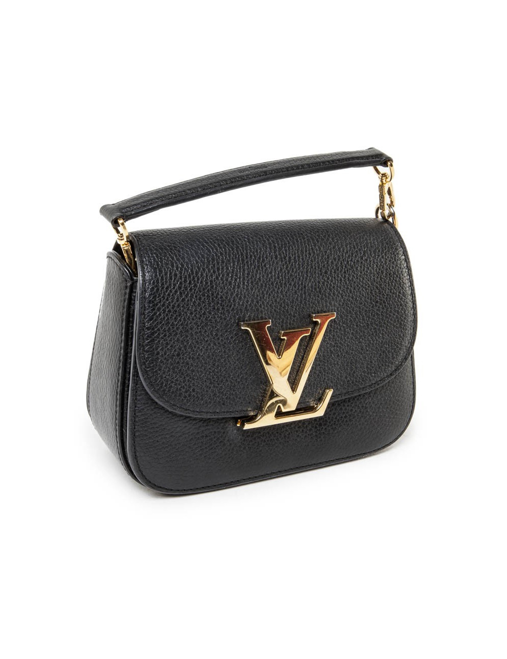 Sac "Vivienne" LOUIS VUITTON en cuir grainé noir