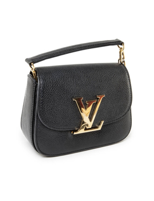 Sac "Vivienne" LOUIS VUITTON en cuir grainé noir