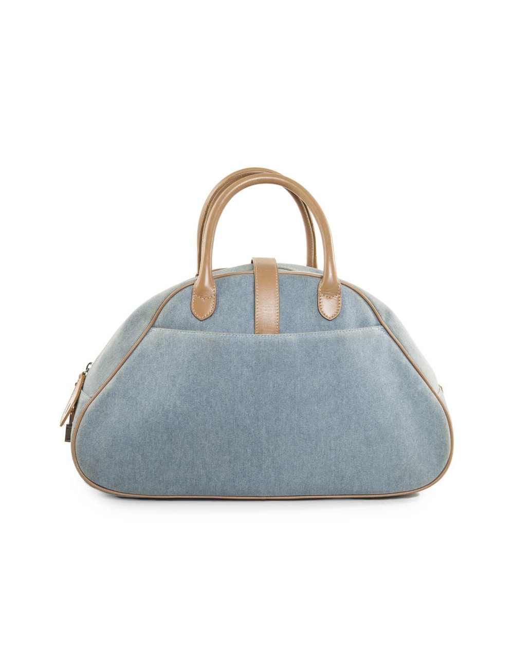 Bag saddle bowling DIOR Vintage light blue jean