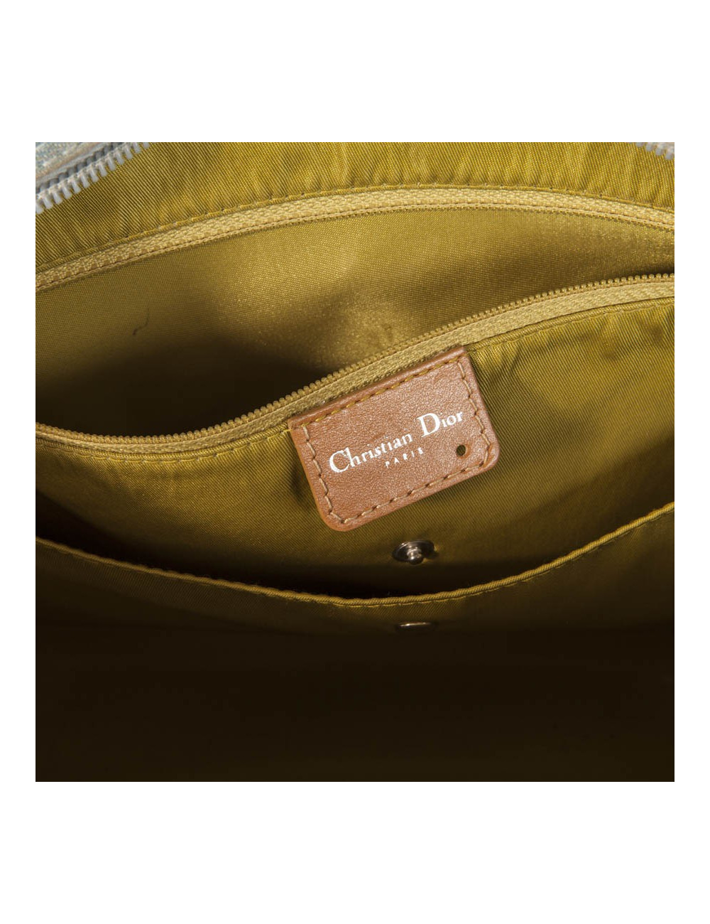 Sac saddle bowling DIOR Vintage jean bleu clair