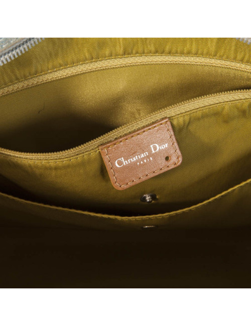 Bag saddle bowling DIOR Vintage light blue jean