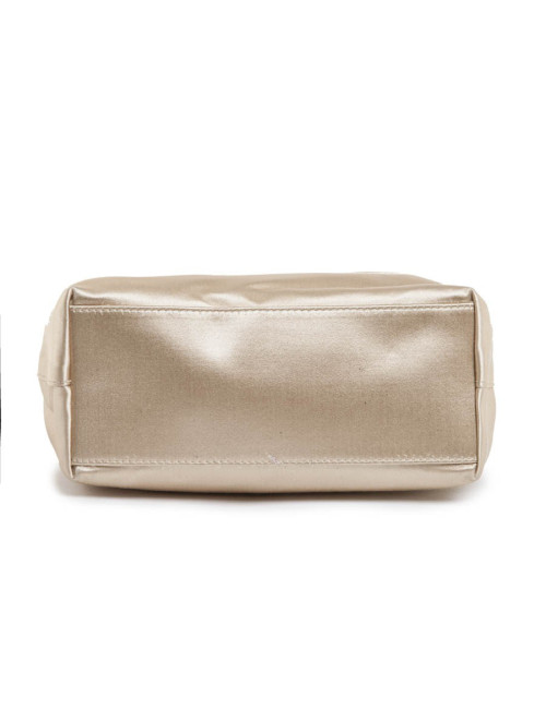 CHRISTIAN DIOR ivory Duchess satin bucket bag