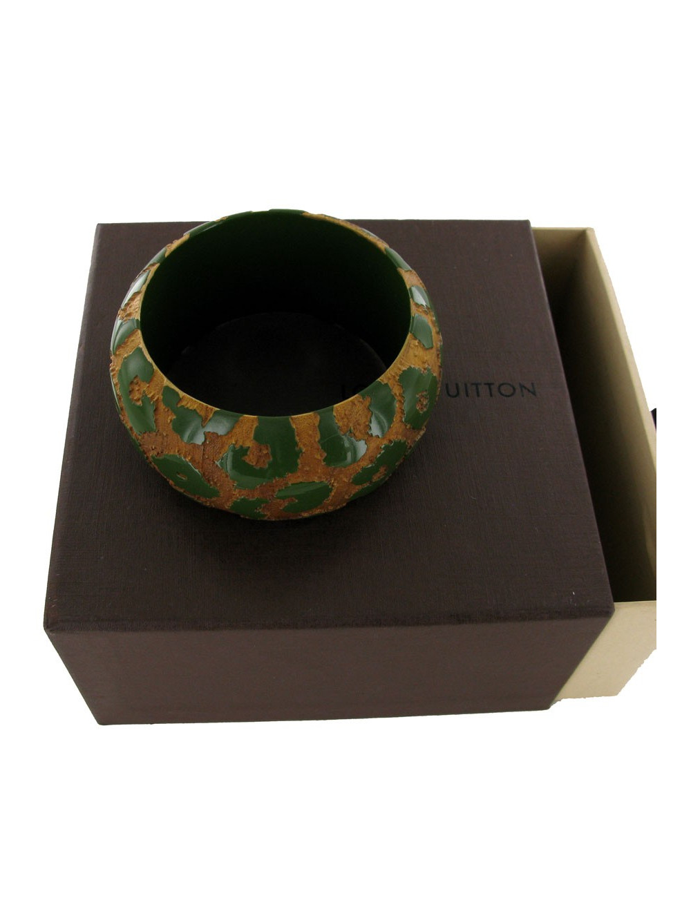Bracelet LOUIS VUITTON en bois vert