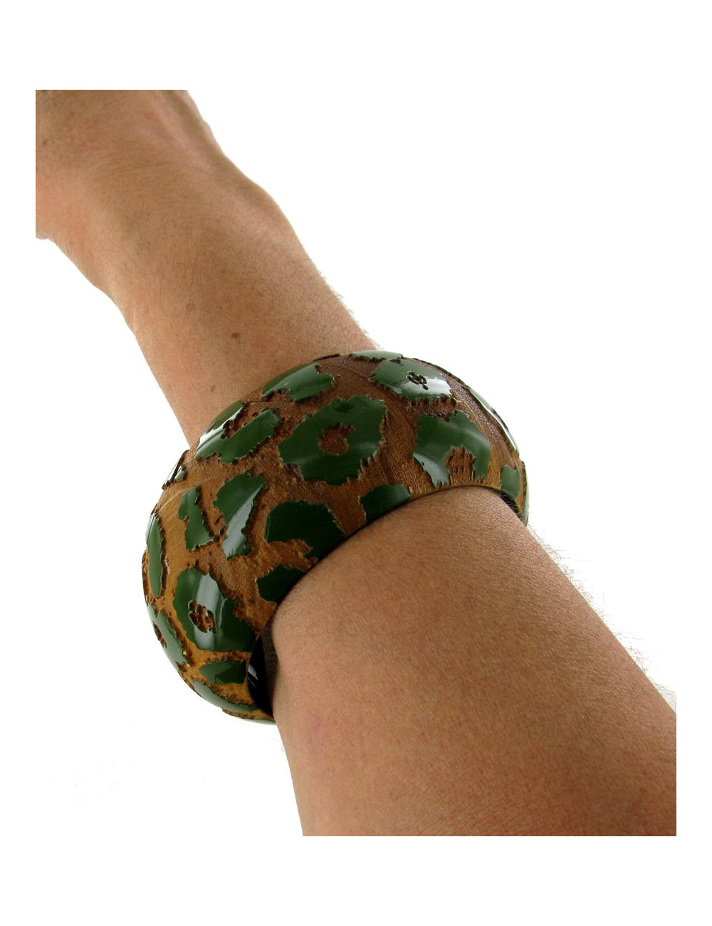 Bracelet LOUIS VUITTON en bois vert