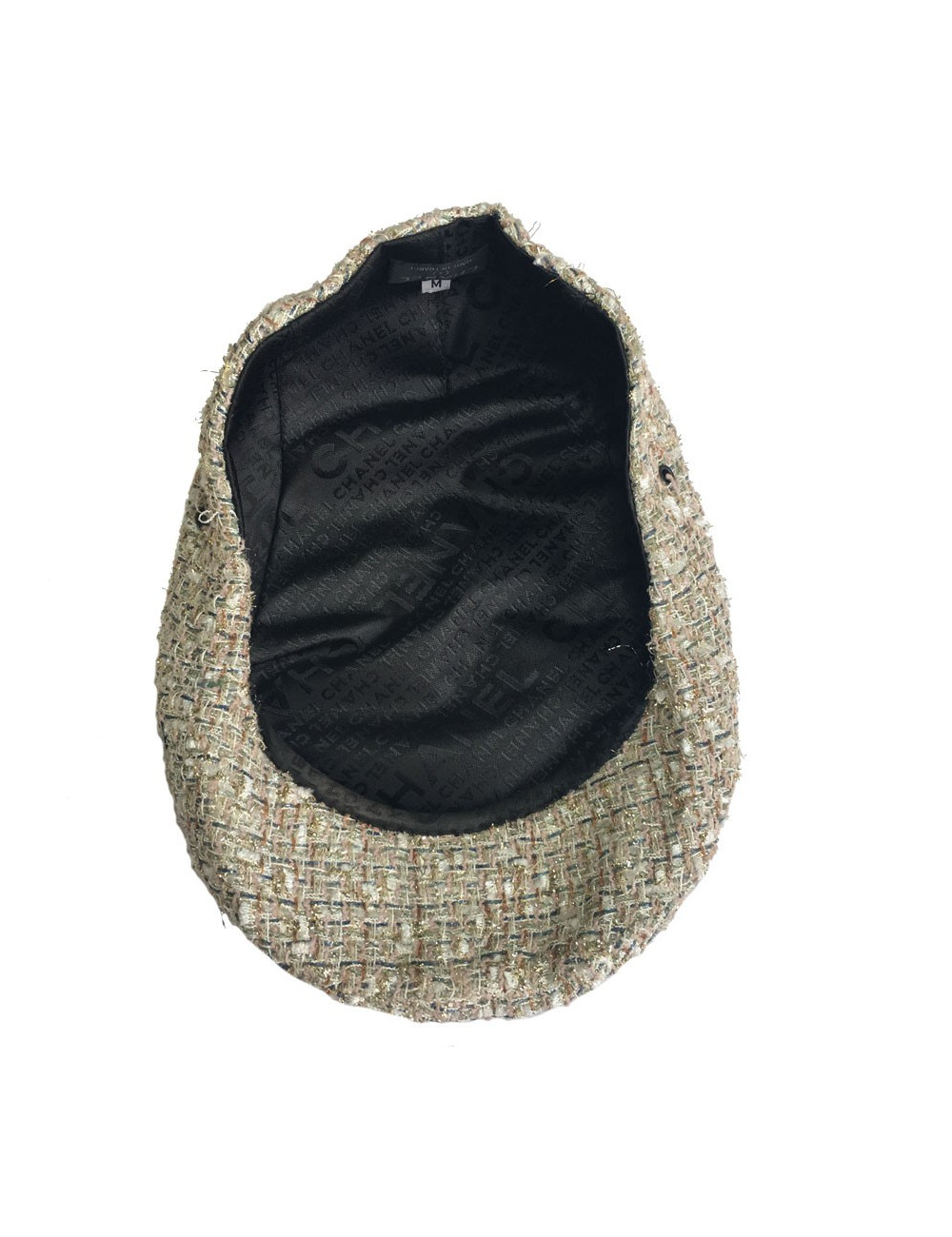 CHANEL size M tweed Cap
