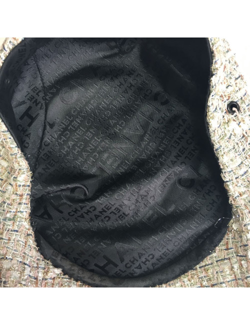 CHANEL size M tweed Cap