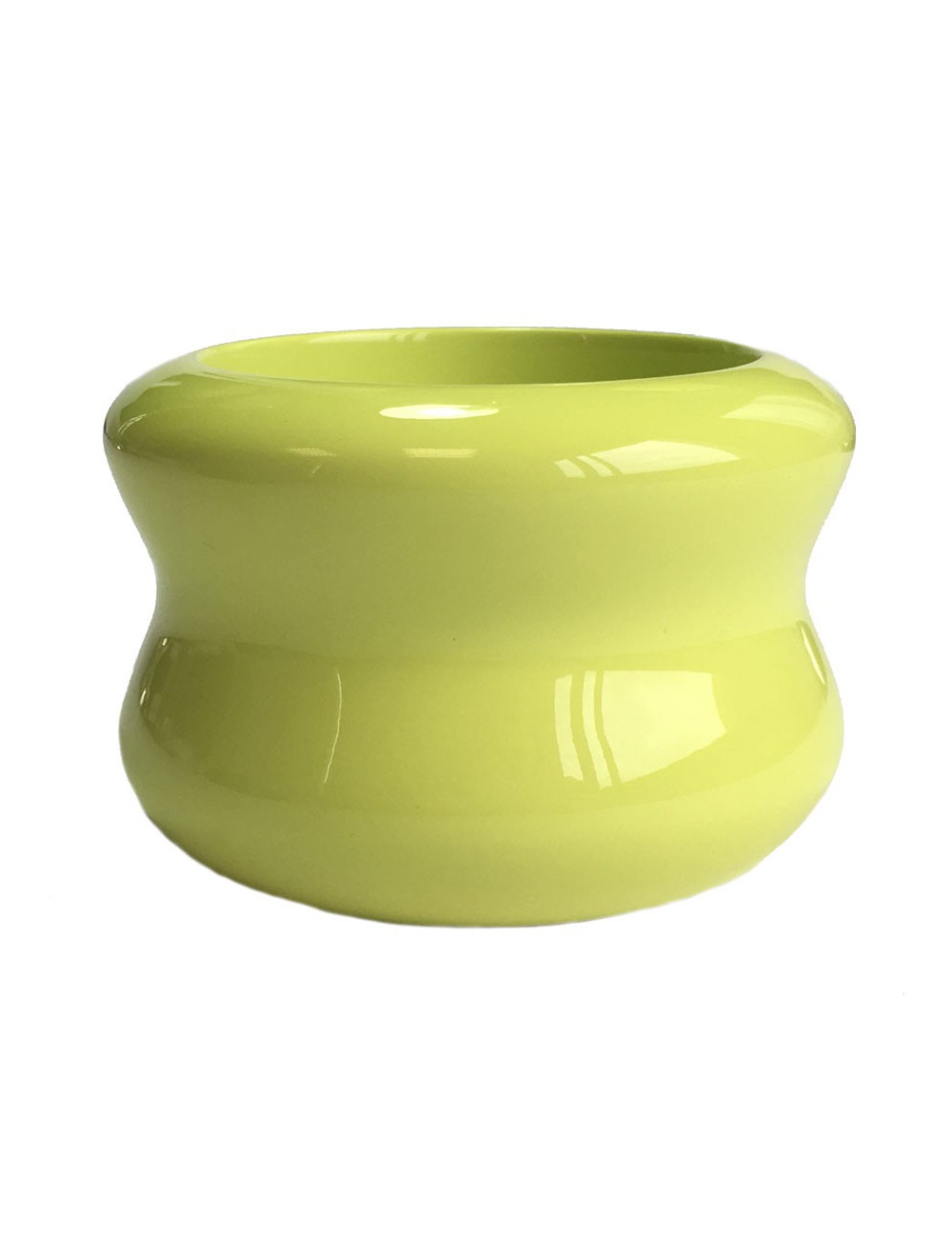 Bracelet HERMÈS bois laqué vert anis