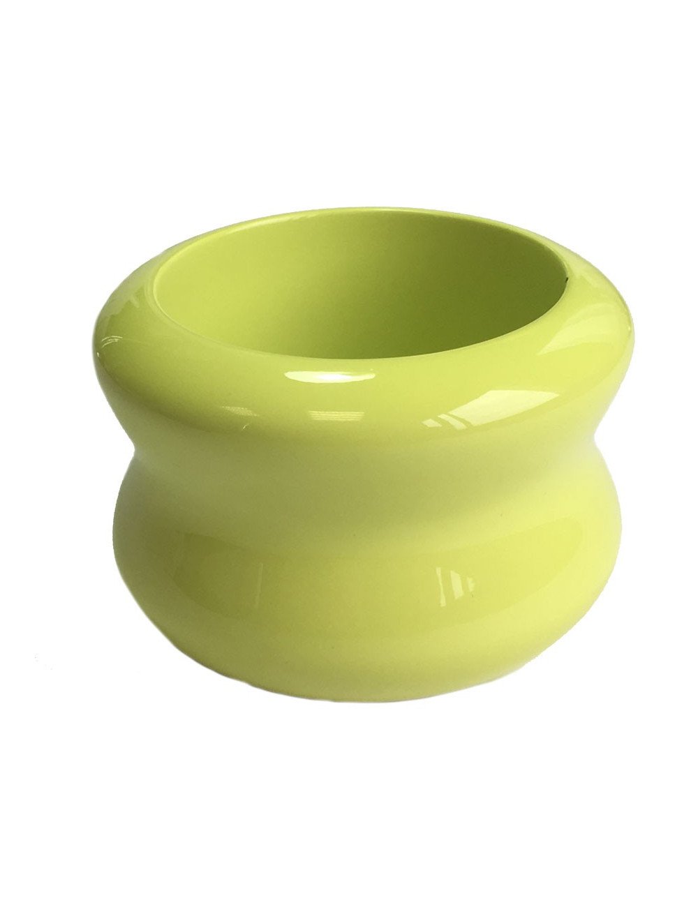 HERMES bracelet in  anise green lacquered wood