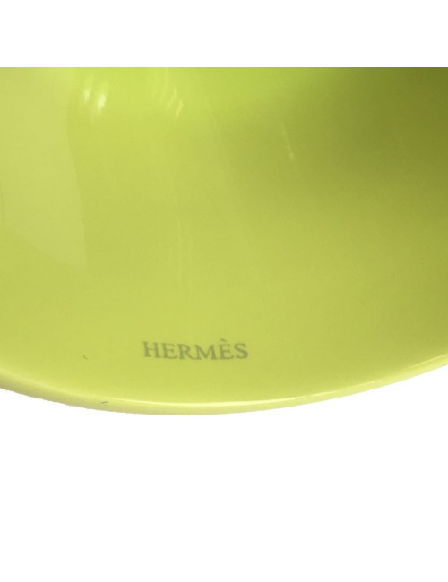 HERMES bracelet in  anise green lacquered wood