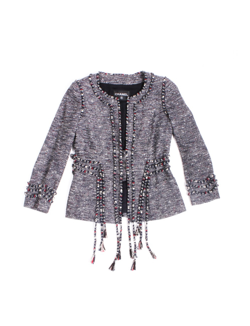 CHANEL T 38 en tweed jacket