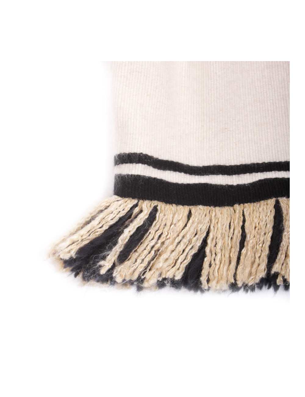 Robe CHANEL T 36 en cachemire et soie blanc cassé 