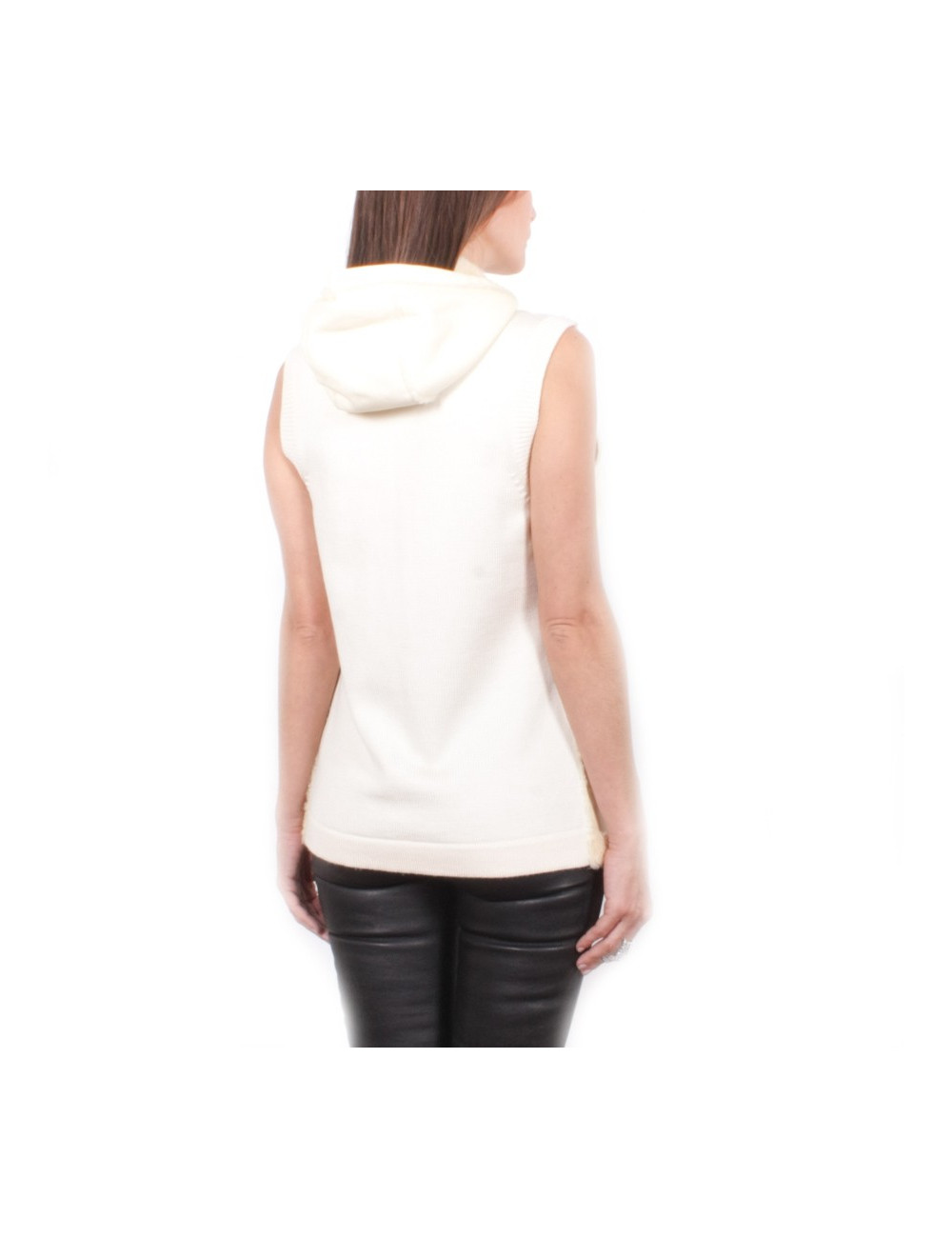 Gilet CHANEL T 40 peau retournée