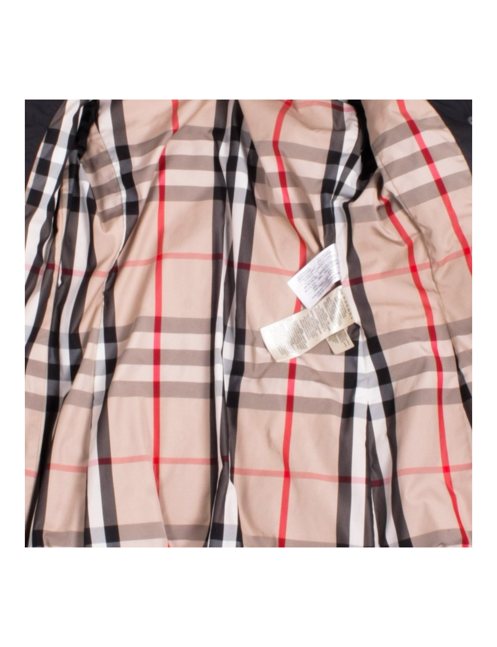 Doudoune BURBERRY T36 FR noire à fourrure