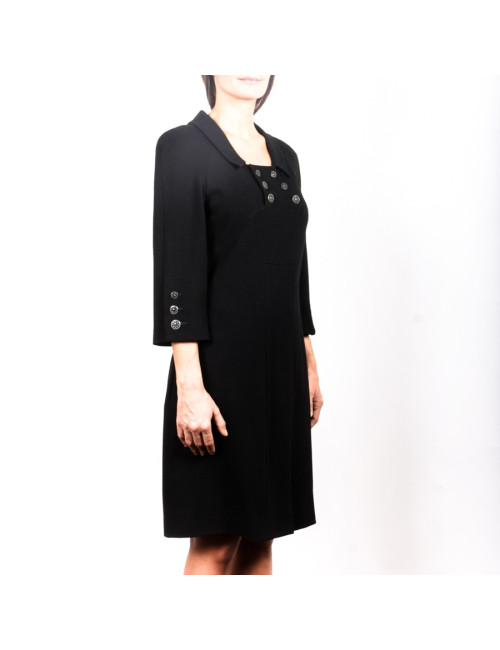Robe CHANEL T 36  noire