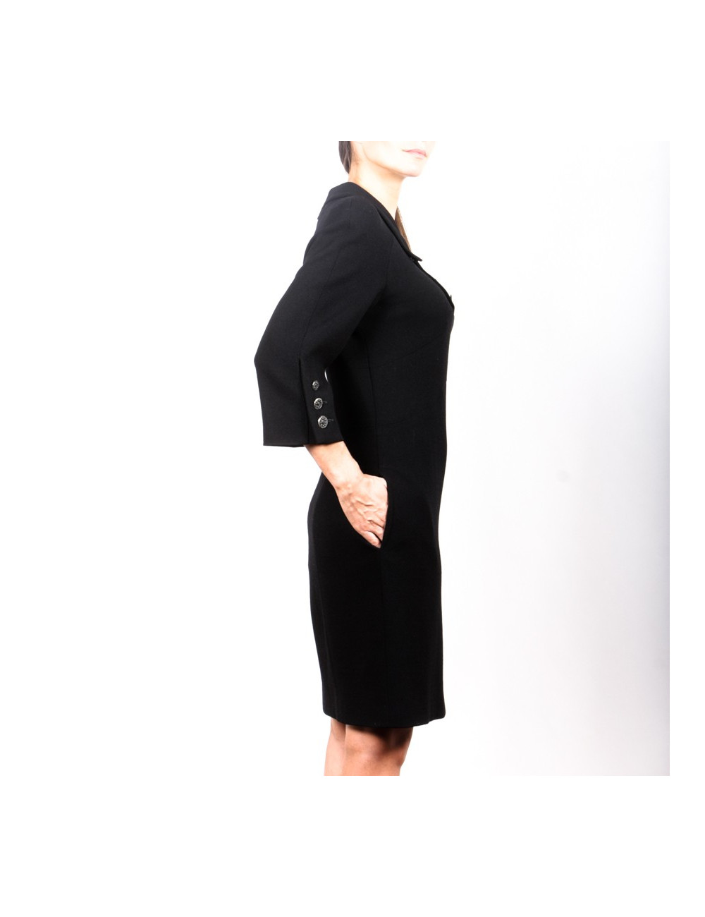 Robe CHANEL T 36  noire