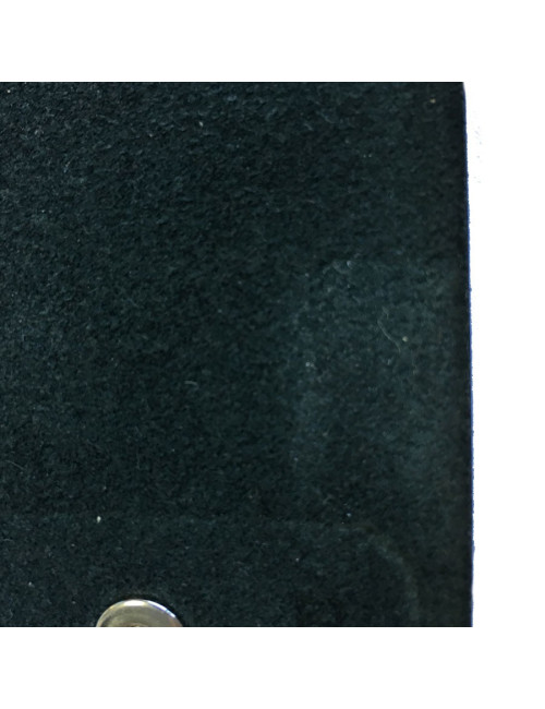 HERMES black notebook cover in grained calfskin leather