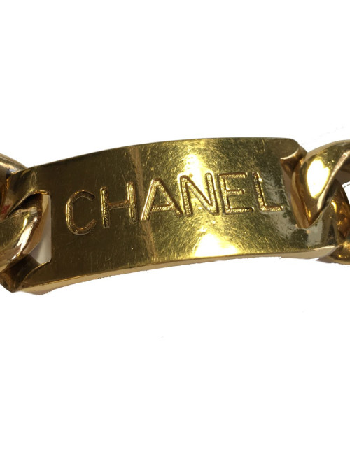 Ceinture CHANEL 80' chaîne en métal doré