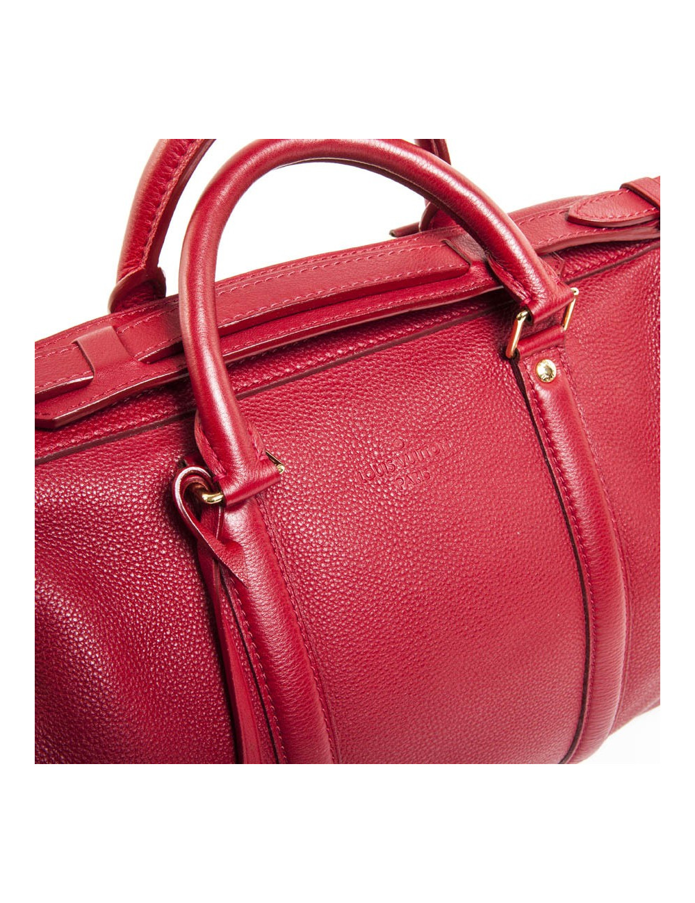 Sofia Coppola LOUIS VUITON bag in cherry soft grained calf leather