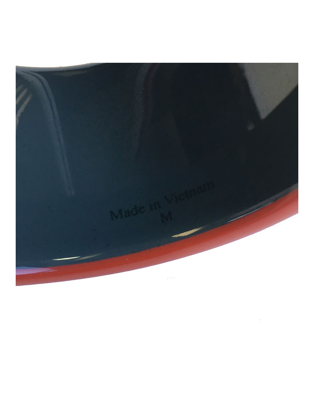 HERMES cuff bracelet in dark orange lacquered wood