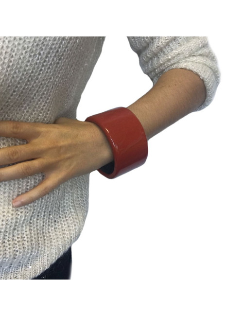 Bracelet HERMÈS bois laqué